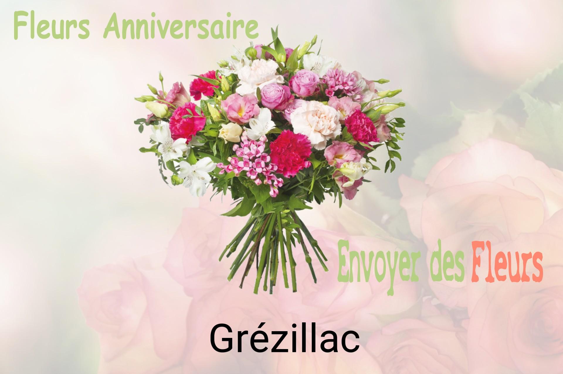 Bouquet de fleurs d’anniversaire livré à Grézillac